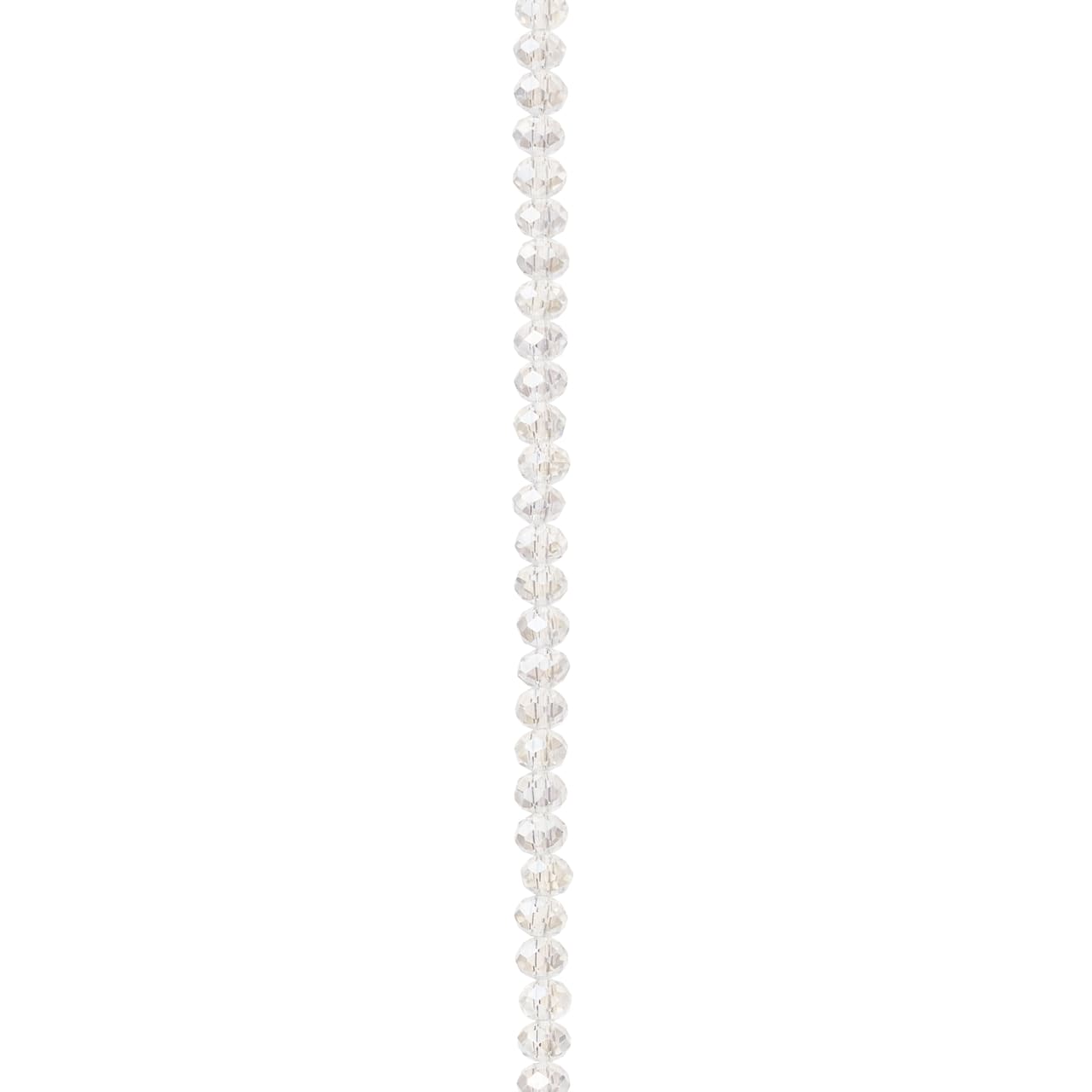 12 Pack: Crystal Faceted Rondelle Beads, 4mm by Bead Landing™